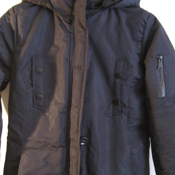 Celsius Sub Zero Sherpa Lined Parka Jacket, Black, Women's Small - Picture 2 of 9